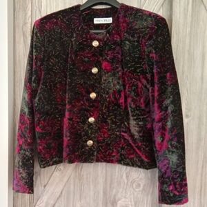 Principles Floral Velvet Short Jacket 14